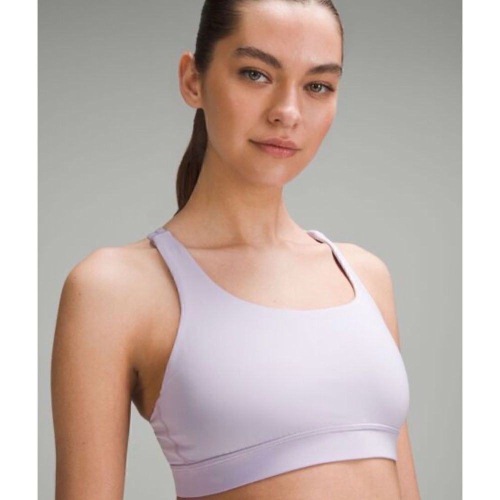 lululemon Energy Bra Small 
Support, A-C  Cups In LILAC ETHER Size 8
